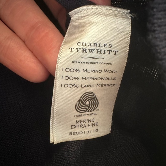 LOT OF 2! Charles Tyrwhitt Wool Vests- Gray&Navy, sz XXL - Picture 14 of 15